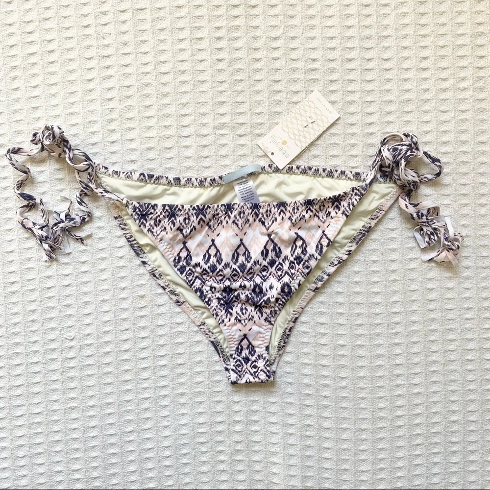 Eberjey Rumba Eva Printed bottom pink blue Large NWT